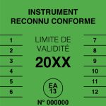 controle vignette verte balance